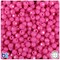 BeadTin Dark Pink Opaque 6mm Faceted Round Plastic Craft Beads (600pcs)